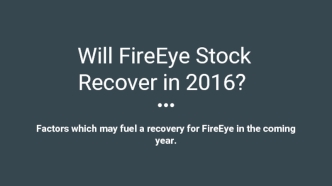 Will FireEye Stock Recover in 2016?