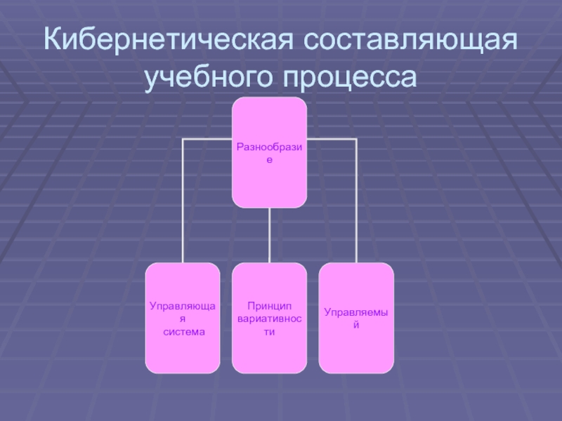 Образовательная составляющая. Составляющие учебного процесса. Что составляет учебный процесс. Кибернетический подход обучения. Кибернетическая модель обучения.