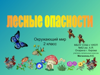 лесные опасности