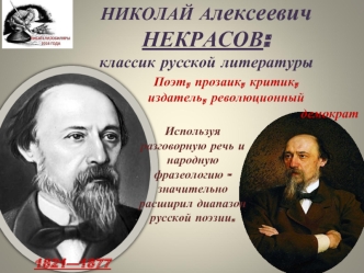 Николай Алексеевич Некрасов 1821—1877