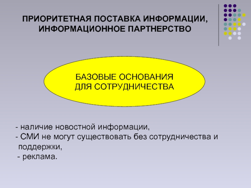 Информационное партнерство презентация