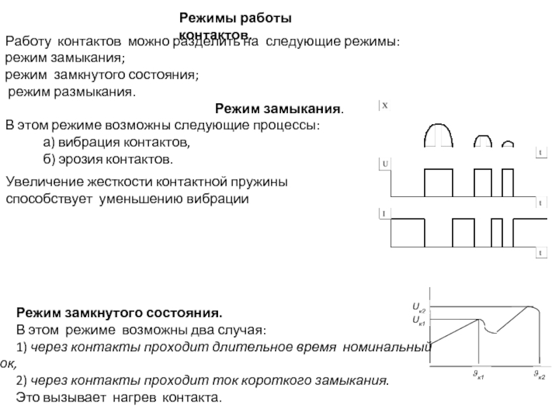 Номинальный режим работы двигателя