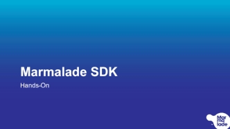 Marmalade SDK