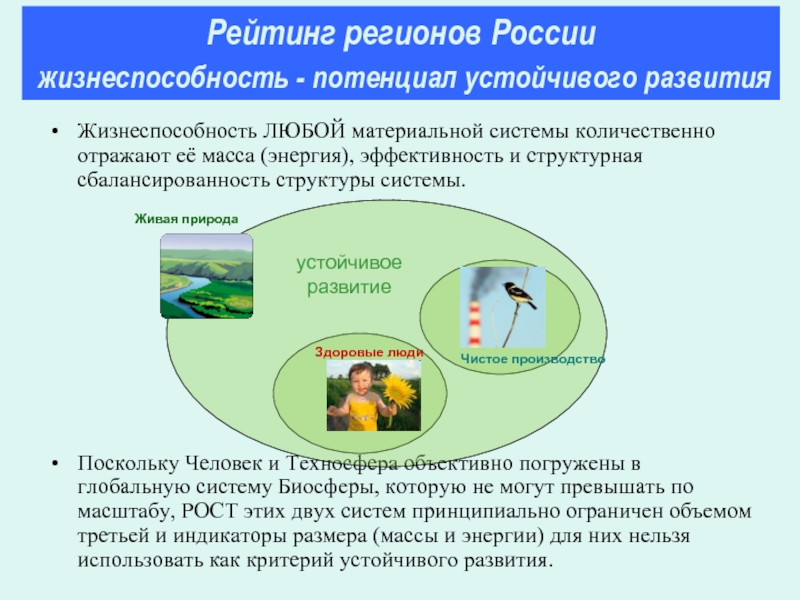 Реферат: Эко-эффективность и устойчивое развитие