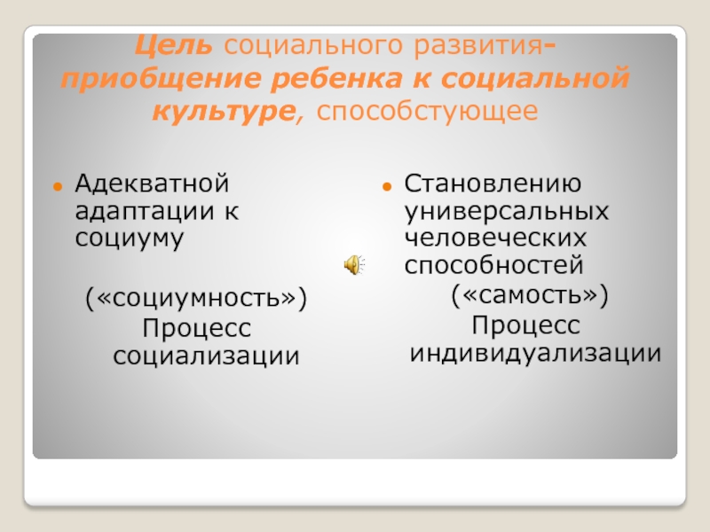 Рассматривая социальные. Чувства способстующие развитию МО.