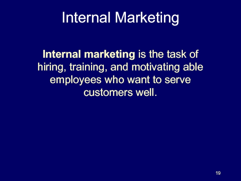 Internal marketing