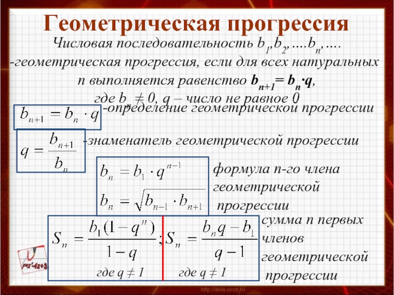 Прогрессии bn b1 b1. Последовательность геометрической прогрессии. B1 Геометрическая прогрессия. Определение геометрической прогрессии. Числовой ряд геометрической прогрессии.