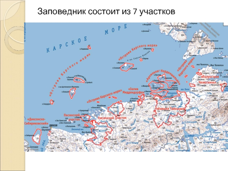 Арктический заповедник расположен на. Семь участков большого арктического заповедника. Большой Арктический заповедник Диксонско Сибиряковский участок. Большой Арктический заповедник участки. Большой Арктический заповедник фото на карте.