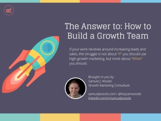 How to Build a Growth Team