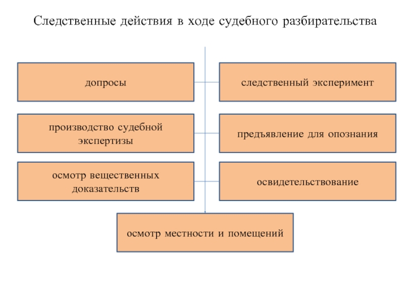 В судебных процессах и следственных