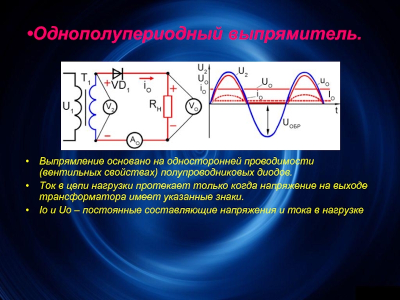 Выпрямители переменного тока презентация