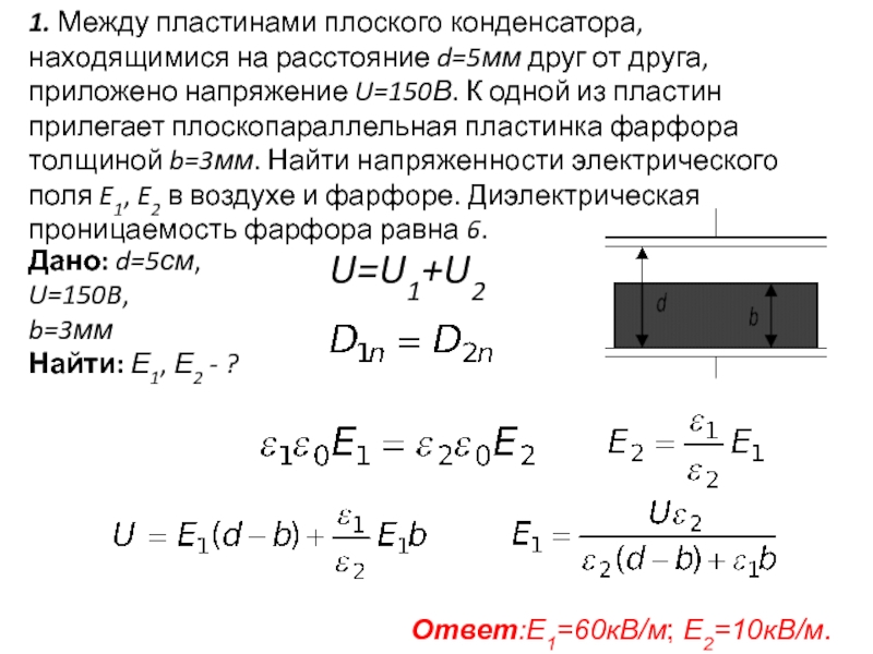 Между пластинами плоского