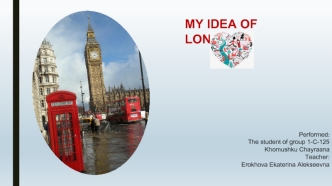 My idea of London
