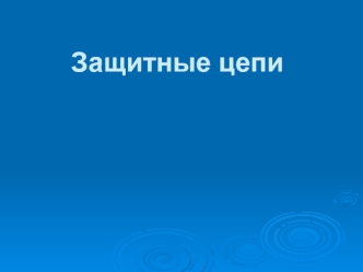 Защитные цепи. Поставщик компания ООО ВМК