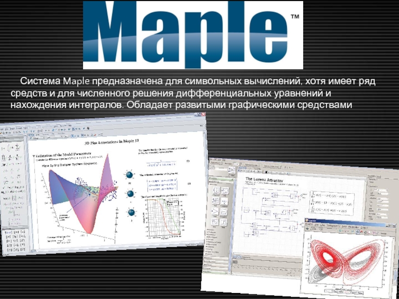 Математические пакеты. Система Maple. Maple математический пакет. Мэйпл система. Пакеты для символьных вычислений это.