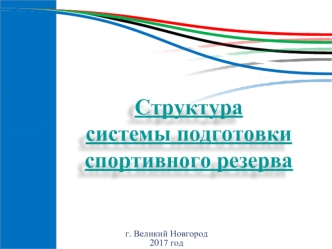 Структура системы подготовки спортивного резерва