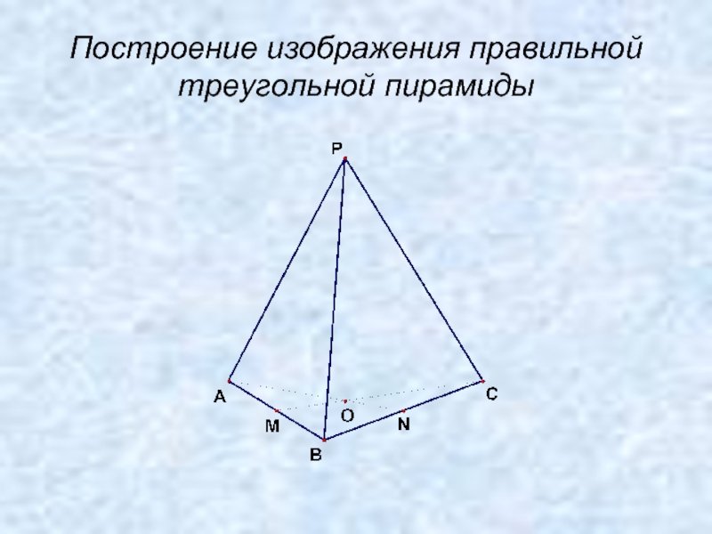 Построение пирамиды рисунок