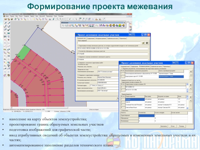 Материалы текстовой и графической частей схемы землеустройства