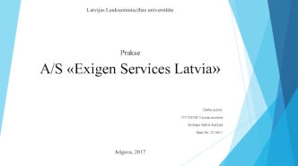 A/S Exigen Services Latvia