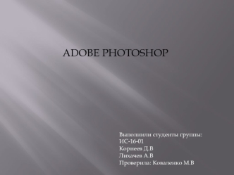 Adobe Photoshop