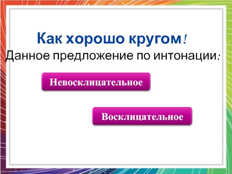 Предложения по интонации бывают 2 класс