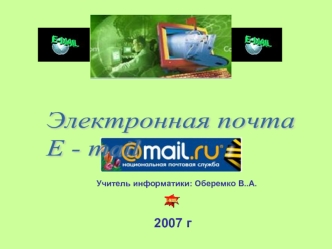 Электронная почта (e-mail)