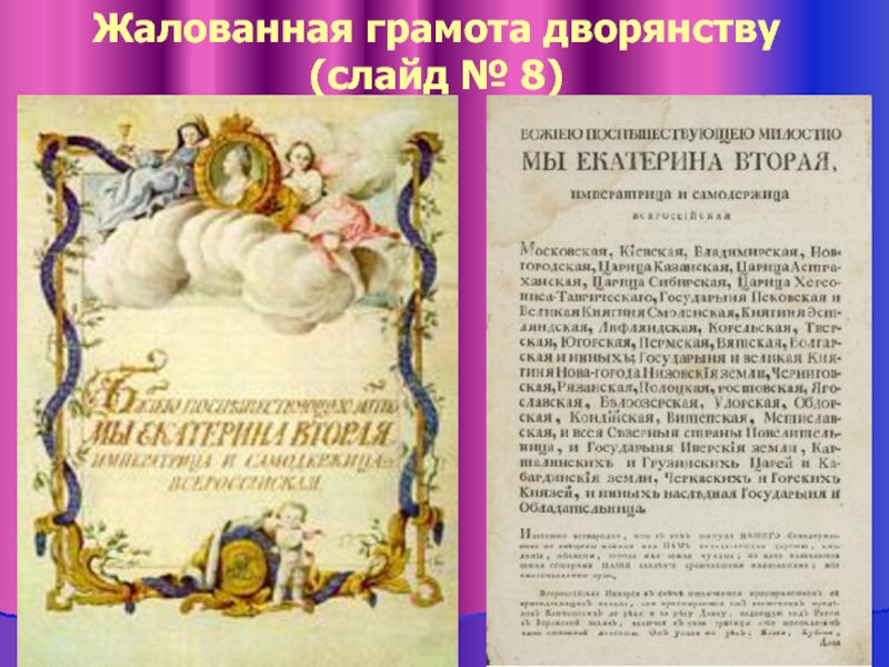 Положения жалованной грамоты дворянству екатерины. 1785 Жалованная грамота дворянству Екатерины 2. Жалованные грамоты дворянству Екатерины 2. Жалованная грамота дворянству 1785г Екатерины II. Жалованные грамоты Екатерины 2 таблица.