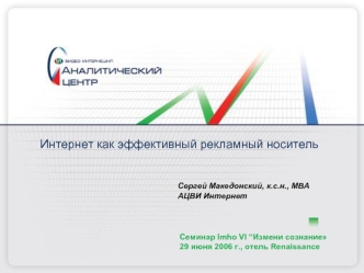 Интернет как эффективный рекламный носитель