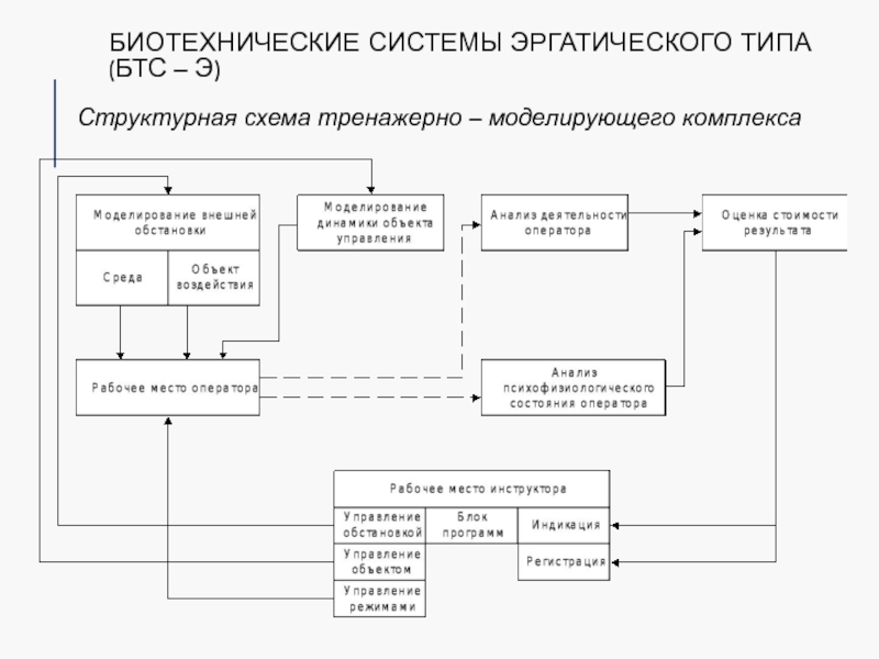 Схема биотехнической системы