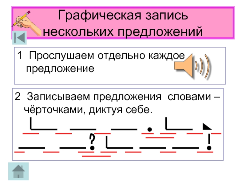 Графическая схема предложения. Графическая запись предложения. Запись графической схемы предложения. Схема предложения черточками. Графическая запись слова.