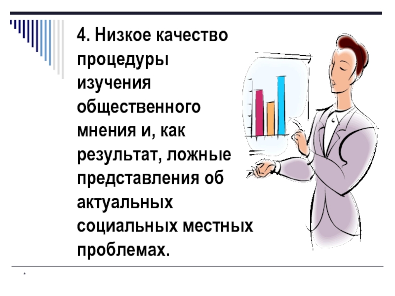 Низший 4. Ложные Результаты для презентации. Реклама о ложных результатах исследования.