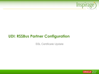 SSL server configuration. Update