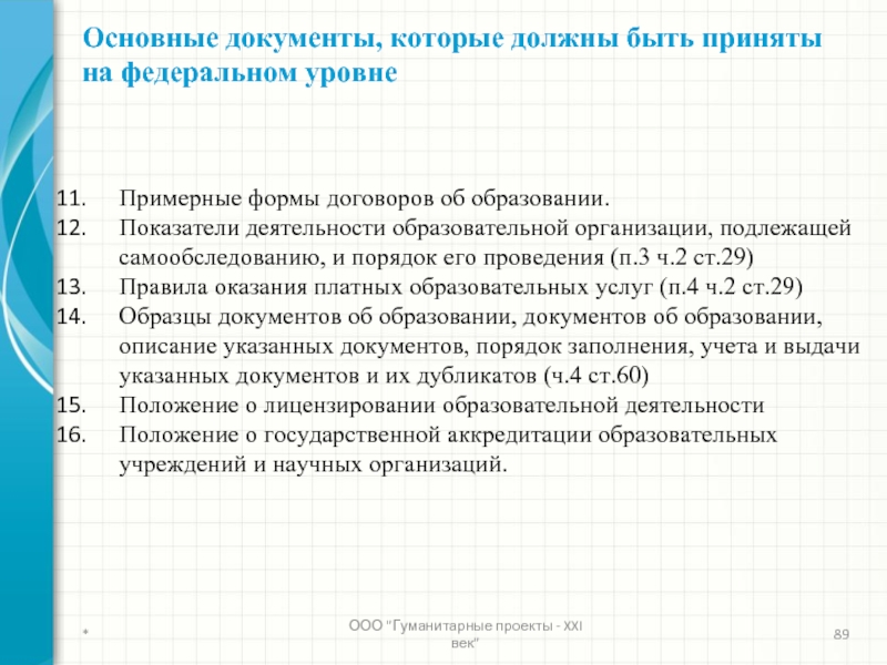 Показатели самообследования образовательной организации 2023