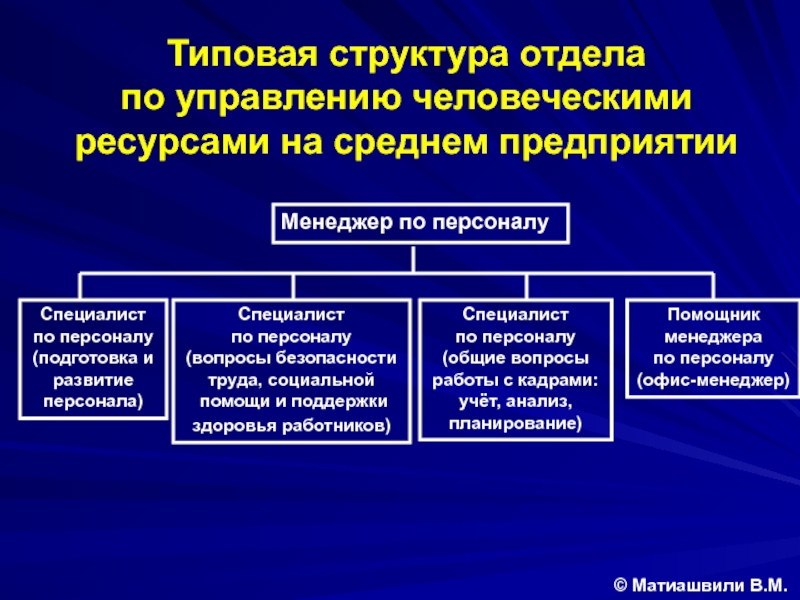 Управление человеческими ресурсами организации задачи