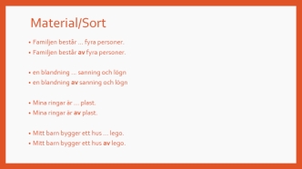 Några nya prepositioner. Шведский язык
