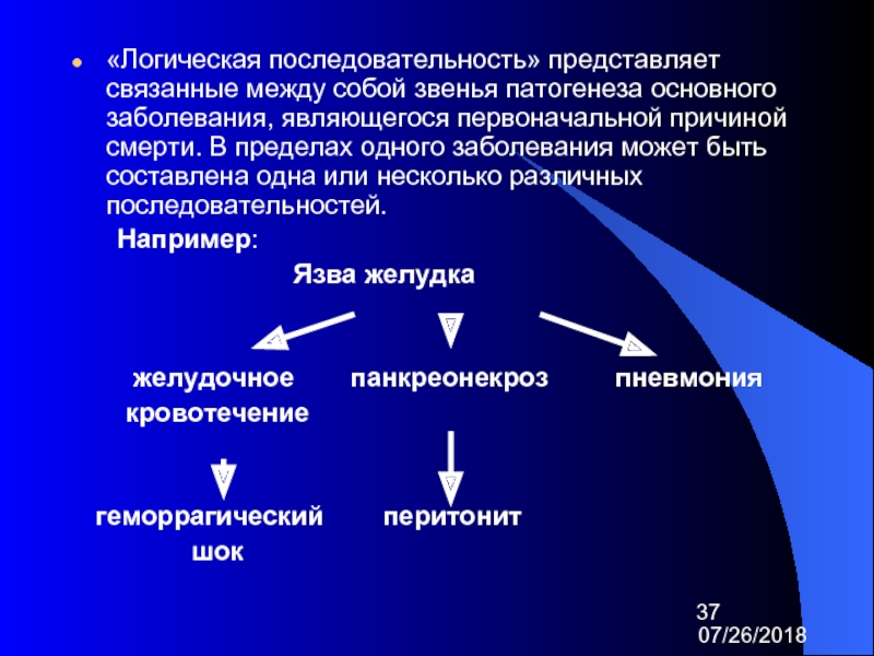 Логическая последовательность в тексте