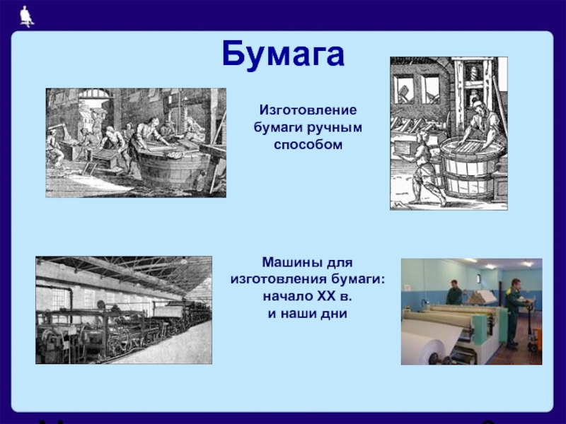 Изготовление бумаги презентация