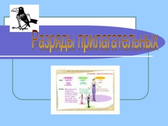 Разряды прилагательных