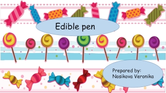 Edible Pen