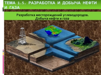 Разработка и добыча нефти и газа. (Тема 1.5)