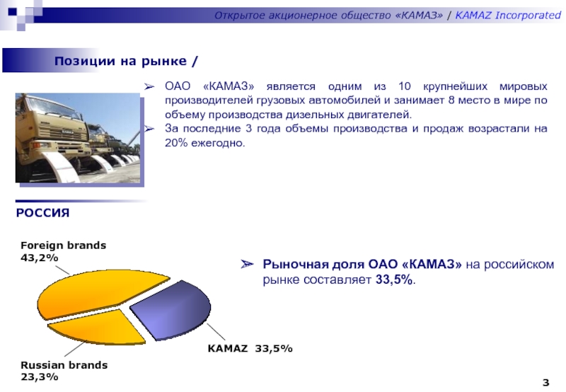 Пао камаз презентация