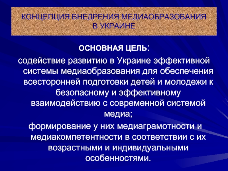 Медиаобразовательный проект примеры