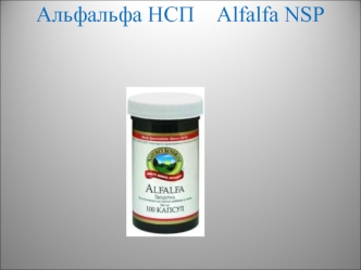 Альфальфа НСП    Alfalfa NSP