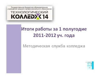 Направления деятельности методической службы колледжа Внедрение в учебный процесс ФГОС: разработка учебных планов ФГОС по специальностям; создание сборников.