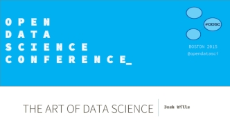 The art of data science