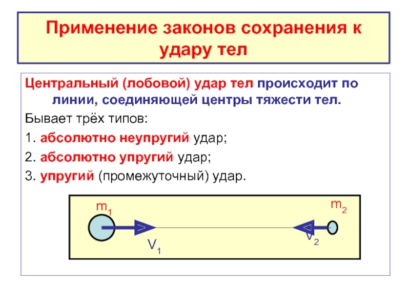 Закон сохранения двух тел