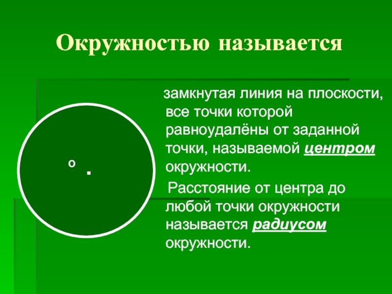 Геометрическое место точек равноудаленных от окружности