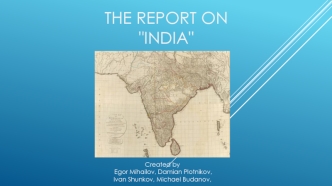 The report on India