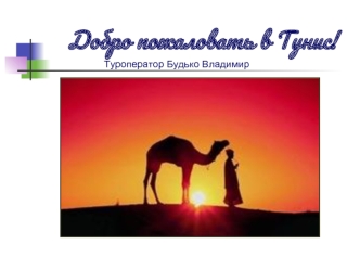 Добро пожаловать в Тунис!