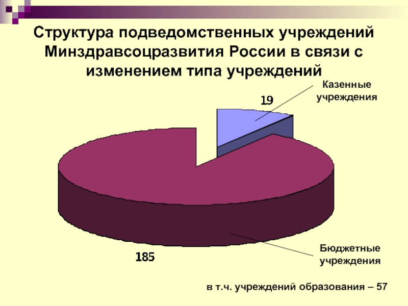 Подведомственные фонду учреждения